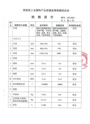 檢測報告